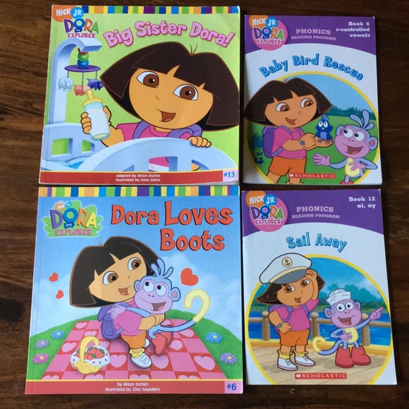 11 Dora the Explorer Nickelodeon Nick Jr Lot (7 Board Books + 4 softcover books) - Picture 14 of 15